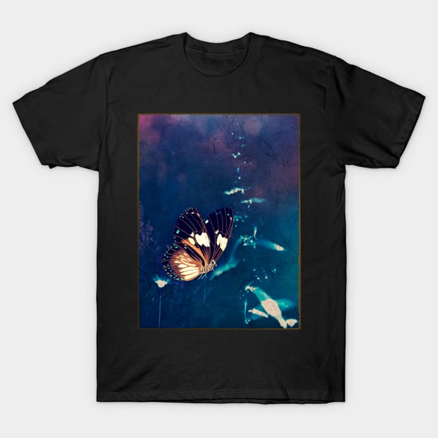 symbiosis, part III – indigo butterfly T-Shirt by jennyariane